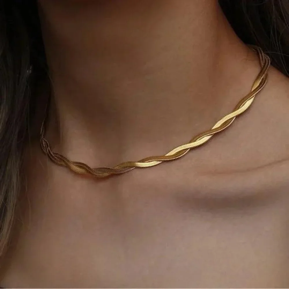 New 18K Gold Chain Necklace, NICE NECKLACE, CUTE NECKLACE - Picture 1 of 8